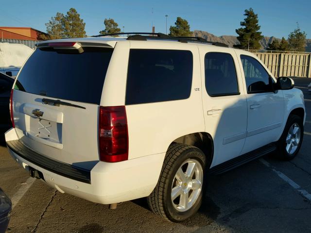 1GNFK13027R225393 - 2007 CHEVROLET TAHOE K150 WHITE photo 4