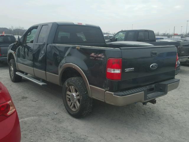 1FTPX14565NA12203 - 2005 FORD F150 GREEN photo 3