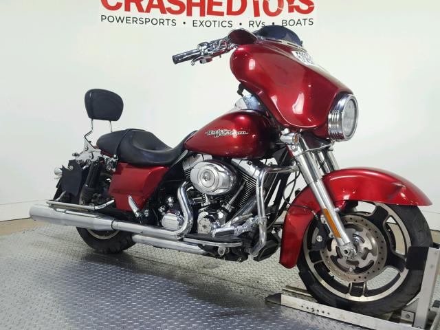 1HD1KBM19CB684910 - 2012 HARLEY-DAVIDSON FLHX STREE RED photo 2