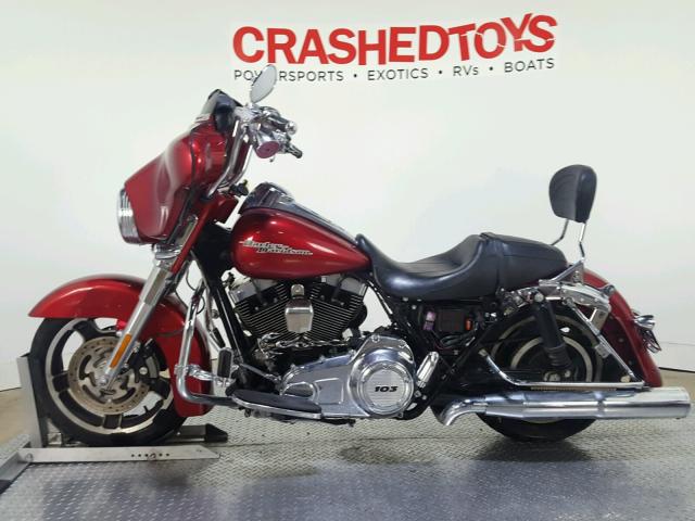 1HD1KBM19CB684910 - 2012 HARLEY-DAVIDSON FLHX STREE RED photo 5