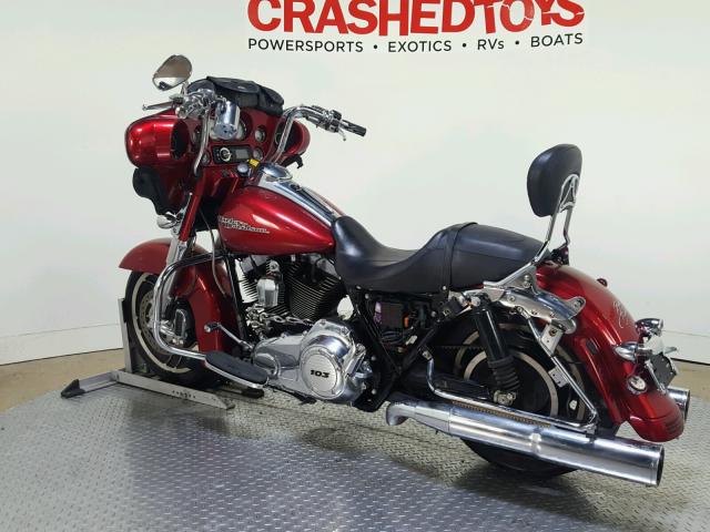 1HD1KBM19CB684910 - 2012 HARLEY-DAVIDSON FLHX STREE RED photo 6