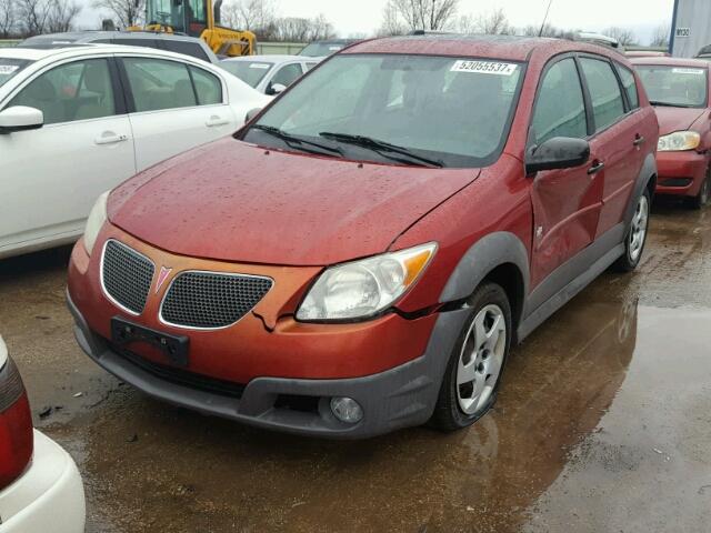 5Y2SL65866Z437040 - 2006 PONTIAC VIBE RED photo 2