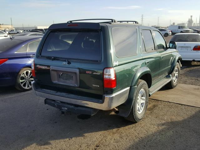 JT3HN86R619046877 - 2001 TOYOTA 4RUNNER SR GREEN photo 4