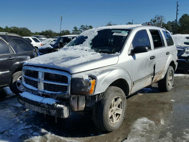 1D4HD38N66F142130 - 2006 DODGE DURANGO SX SILVER photo 2