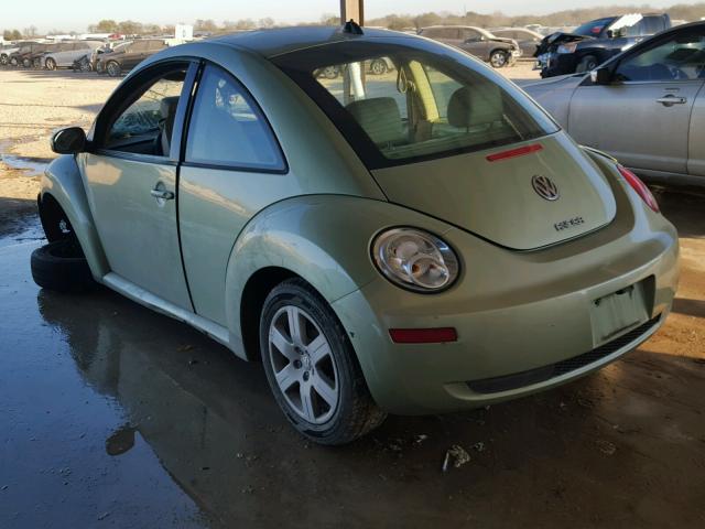 3VWPW31C57M514860 - 2007 VOLKSWAGEN NEW BEETLE GREEN photo 3