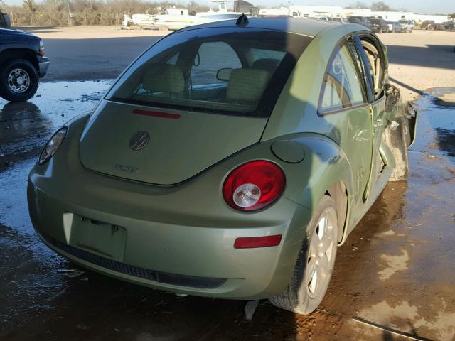 3VWPW31C57M514860 - 2007 VOLKSWAGEN NEW BEETLE GREEN photo 4