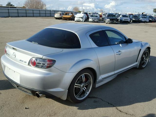 JM1FE17N650154867 - 2005 MAZDA RX8 SILVER photo 4