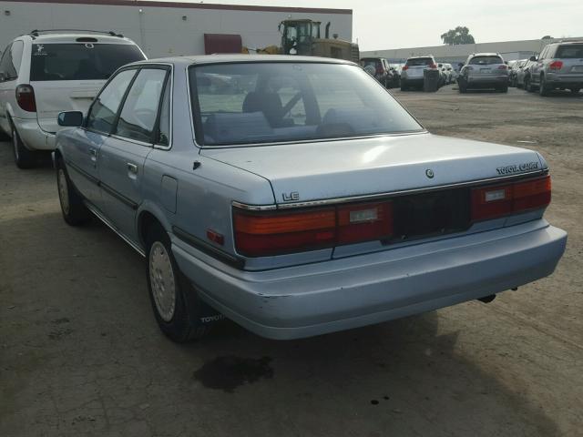 JT2SV22E6L0336652 - 1990 TOYOTA CAMRY LE BLUE photo 3