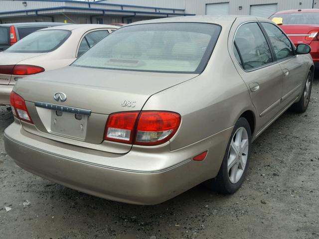 JNKDA31A83T106706 - 2003 INFINITI I35 GOLD photo 4