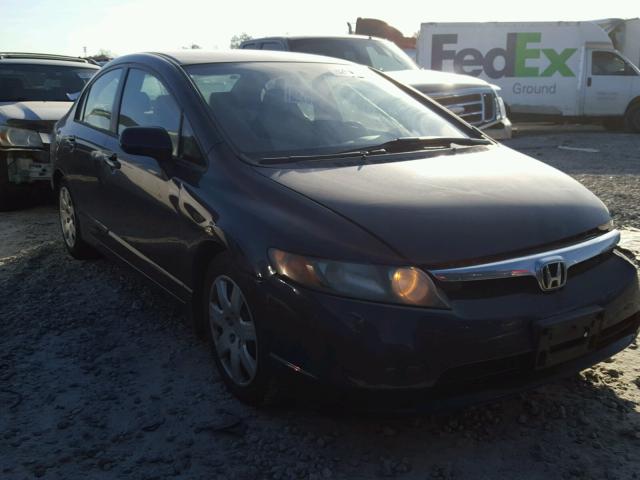 1HGFA16556L109742 - 2006 HONDA CIVIC LX BLUE photo 1