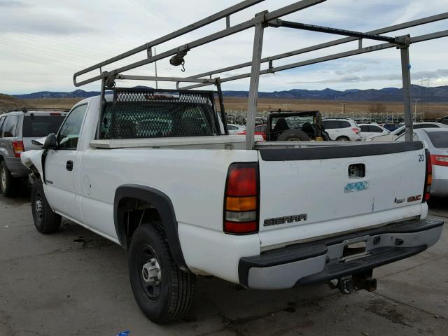 1GTGC24U14Z130174 - 2004 GMC NEW SIERRA WHITE photo 3