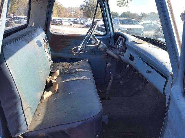 F10JK716592 - 1965 FORD F-150 BLUE photo 5