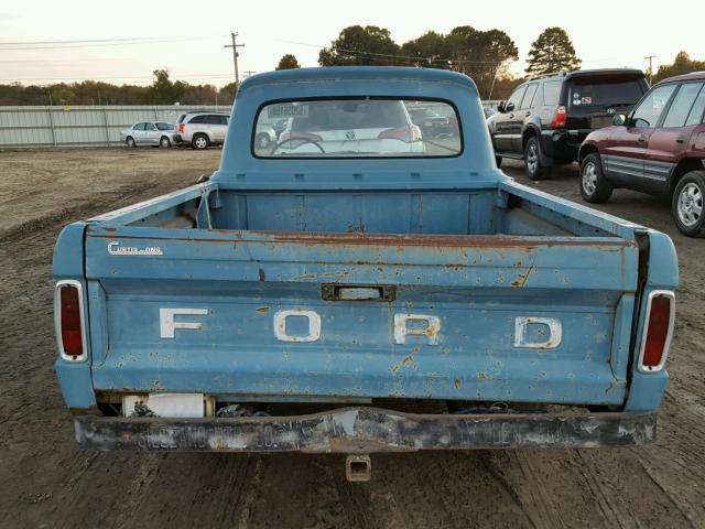 F10JK716592 - 1965 FORD F-150 BLUE photo 6