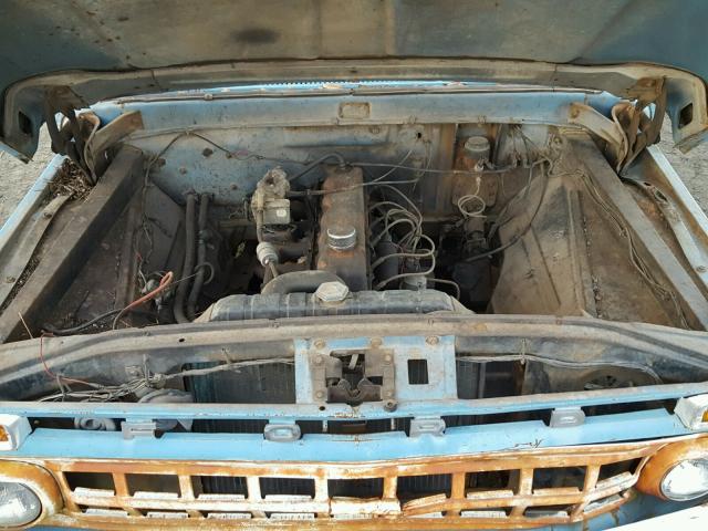 F10JK716592 - 1965 FORD F-150 BLUE photo 7