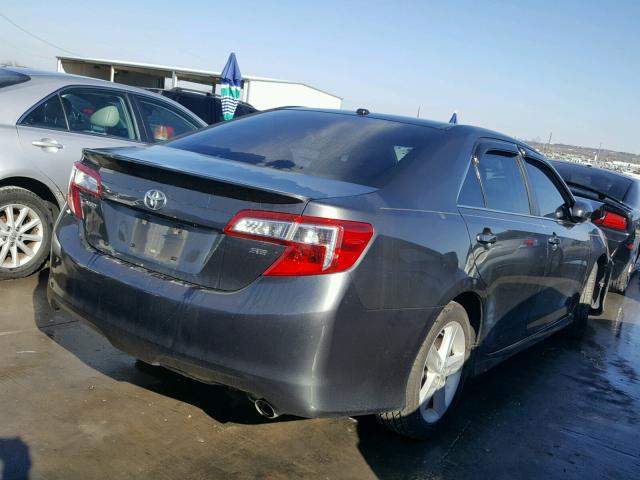 4T1BF1FK2CU202207 - 2012 TOYOTA CAMRY BASE GRAY photo 4