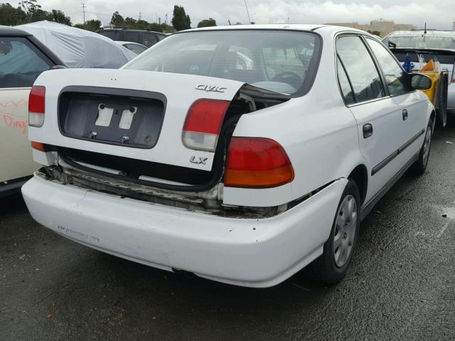 2HGEJ6575WH574255 - 1998 HONDA CIVIC LX WHITE photo 4