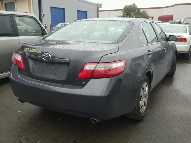 4T1BK46K67U519135 - 2007 TOYOTA CAMRY NEW GRAY photo 4