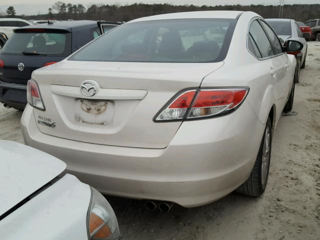 1YVHZ8DH8C5M11476 - 2012 MAZDA 6 I WHITE photo 4