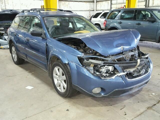 4S4BP61CX87333000 - 2008 SUBARU OUTBACK 2. BLUE photo 1