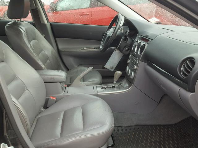 1YVFP80D145N31136 - 2004 MAZDA 6 S GRAY photo 5