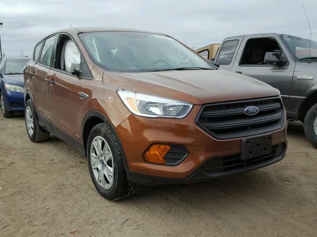 1FMCU0F77HUC63253 - 2017 FORD ESCAPE S BROWN photo 1