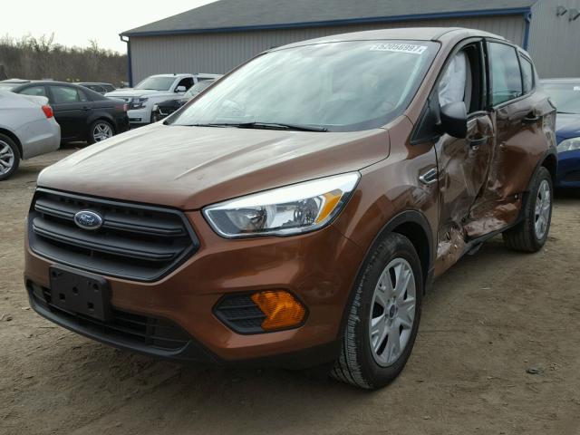 1FMCU0F77HUC63253 - 2017 FORD ESCAPE S BROWN photo 2