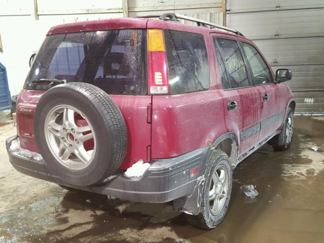 JHLRD1855VC019136 - 1997 HONDA CR-V RED photo 4