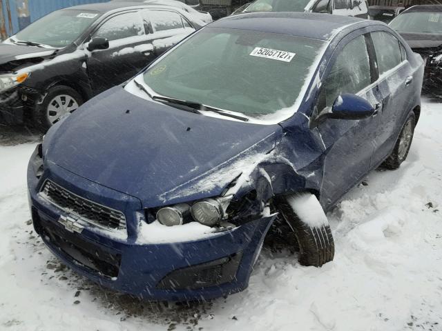 1G1JD5SH6D4224048 - 2013 CHEVROLET SONIC LT BLUE photo 2