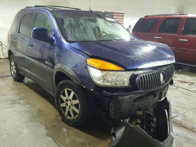 3G5DB03E63S574092 - 2003 BUICK RENDEZVOUS BLUE photo 1