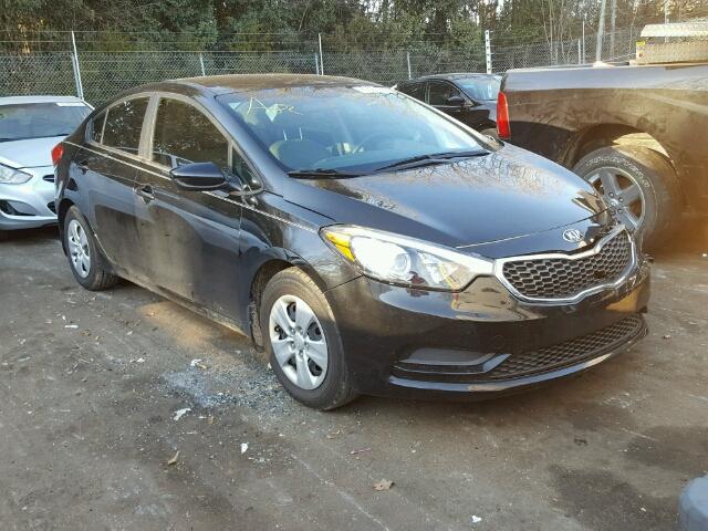 KNAFK4A66F5366648 - 2015 KIA FORTE LX GRAY photo 1