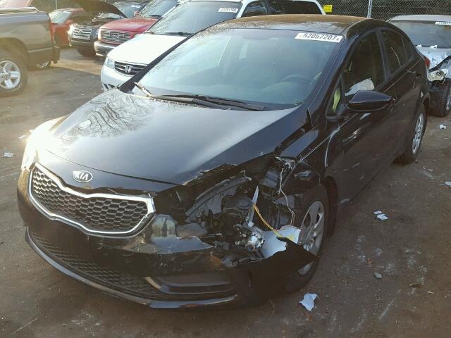 KNAFK4A66F5366648 - 2015 KIA FORTE LX GRAY photo 2