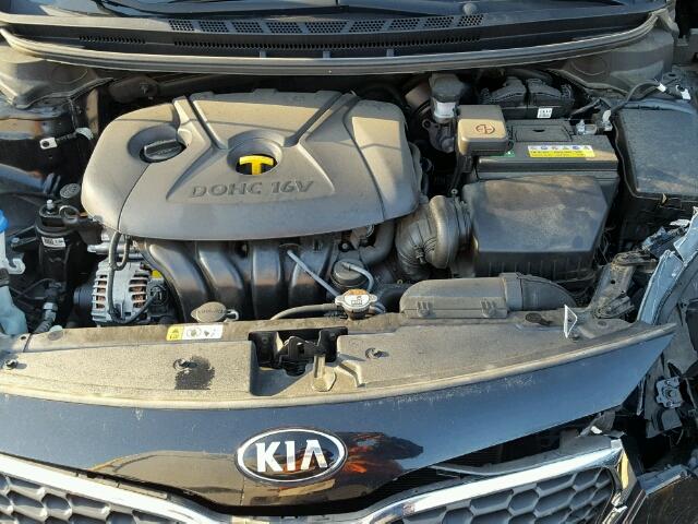 KNAFK4A66F5366648 - 2015 KIA FORTE LX GRAY photo 7