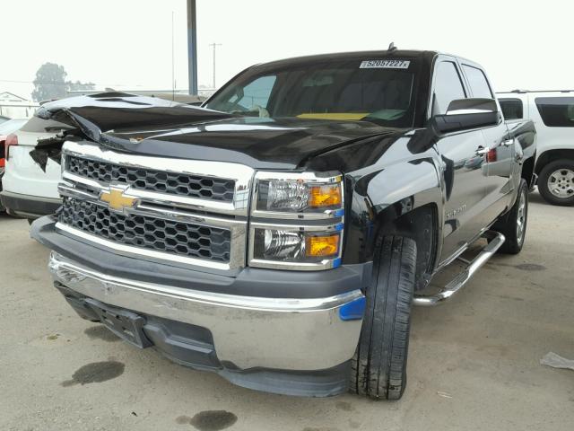 3GCPCPEC8EG479014 - 2014 CHEVROLET SILVERADO BLACK photo 2