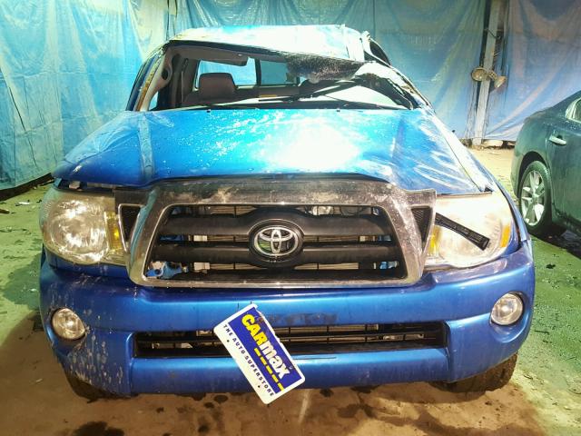 5TEUU42N78Z489174 - 2008 TOYOTA TACOMA ACC BLUE photo 9