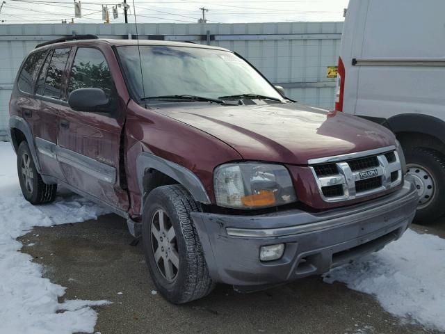 4NUDT13S342103035 - 2004 ISUZU ASCENDER S MAROON photo 1