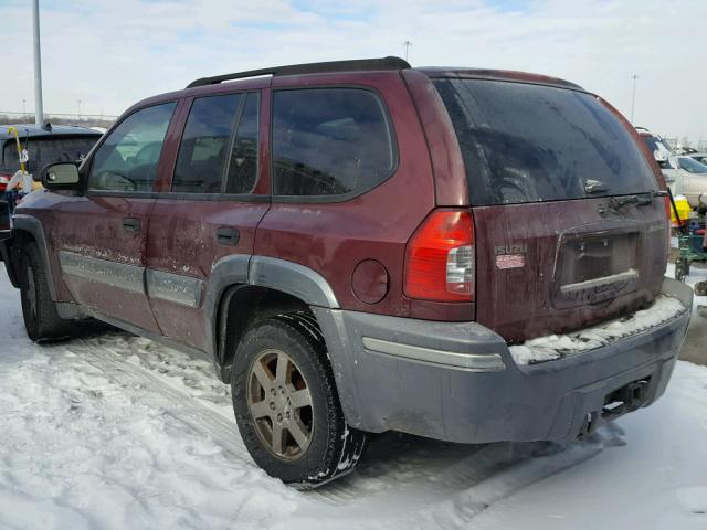 4NUDT13S342103035 - 2004 ISUZU ASCENDER S MAROON photo 3