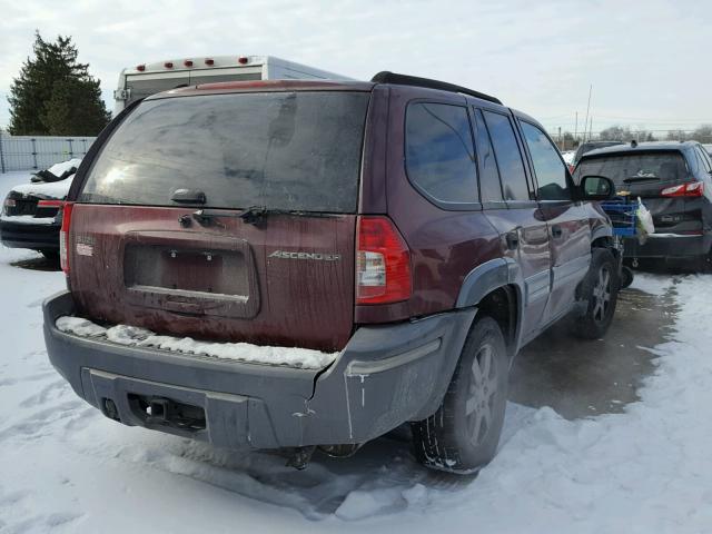 4NUDT13S342103035 - 2004 ISUZU ASCENDER S 栗色 照片 4