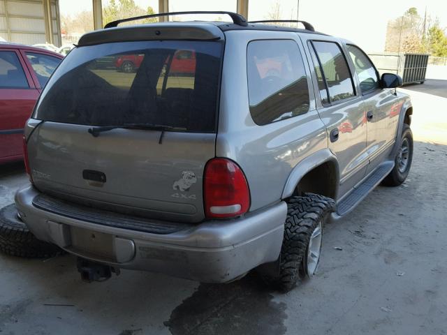 1B4HS28ZXYF236270 - 2000 DODGE DURANGO BEIGE photo 4