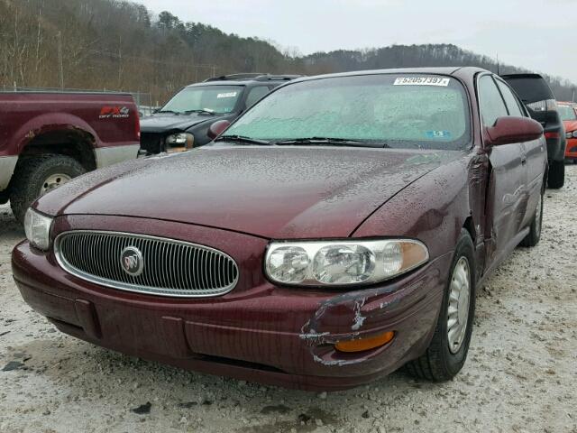 1G4HP52K05U231776 - 2005 BUICK LESABRE CU BURGUNDY photo 2