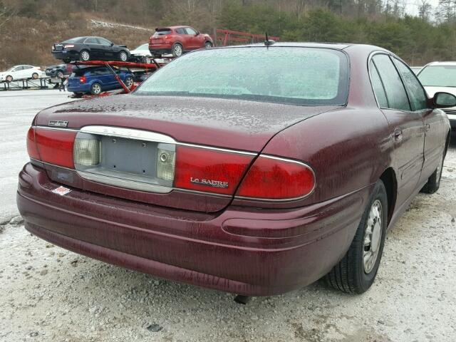 1G4HP52K05U231776 - 2005 BUICK LESABRE CU BURGUNDY photo 4