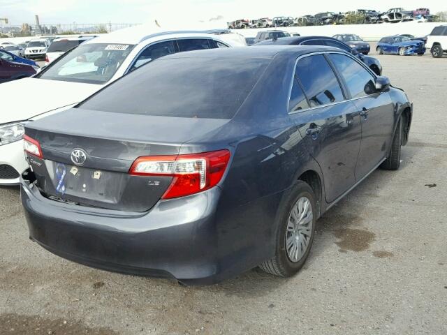 4T4BF1FK8DR290865 - 2013 TOYOTA CAMRY L CHARCOAL photo 4