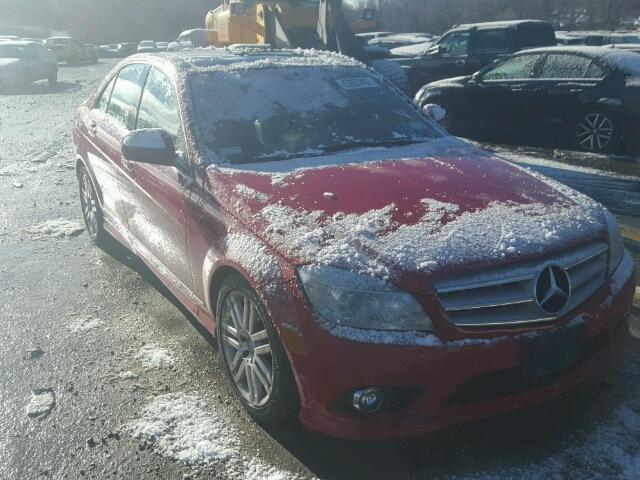 WDDGF81XX8F130597 - 2008 MERCEDES-BENZ C 300 4MAT RED photo 1