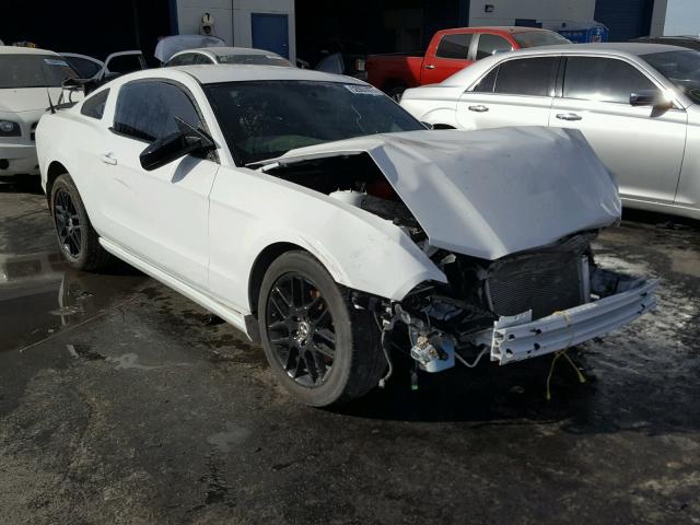 1ZVBP8AM6E5274833 - 2014 FORD MUSTANG WHITE photo 1