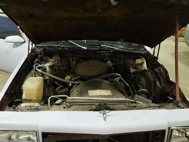 1G1BU51H6HX107600 - 1987 CHEVROLET CAPRICE CL 双色 照片 7