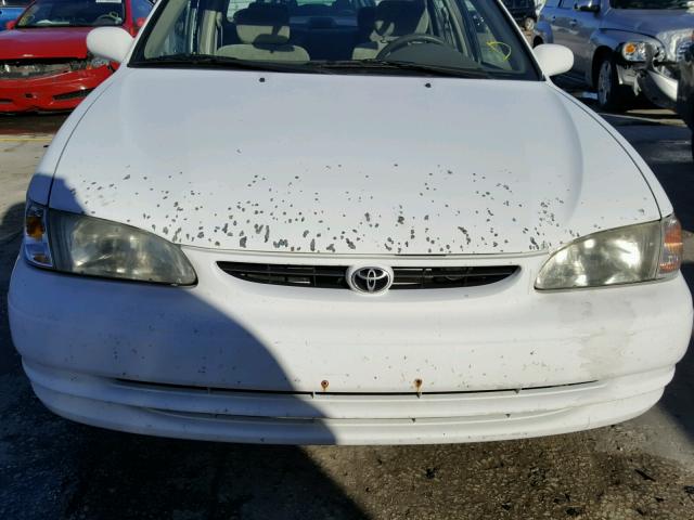 2T1BR18E3XC207812 - 1999 TOYOTA COROLLA VE WHITE photo 9