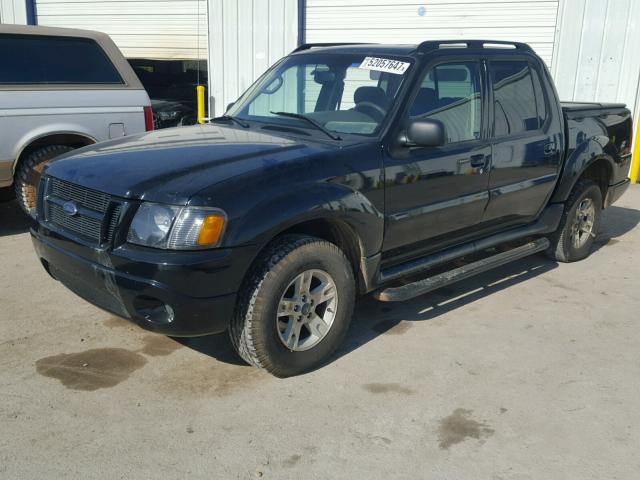 1FMDU67K95UA52447 - 2005 FORD EXPLORER S BLACK photo 2