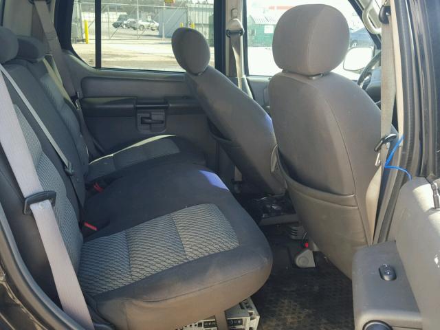 1FMDU67K95UA52447 - 2005 FORD EXPLORER S BLACK photo 6