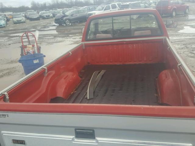 1B7GL26X6LS663653 - 1990 DODGE DAKOTA RED photo 6