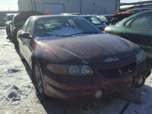 1G2HZ5418Y4251186 - 2000 PONTIAC BONNEVILLE MAROON photo 1