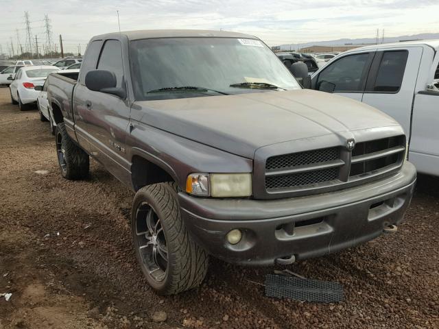 3B7HF13Z91G801640 - 2001 DODGE RAM 1500 GRAY photo 1